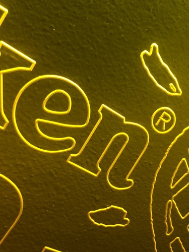 pannello plexiglass retroilluminato Birra Heineken green feeling anni 60 - Foto 4 di 8