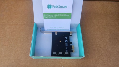 Carte d'extension 6 ports ASMedia ASM1166 PCIE 3.0 X1 SATA III 6 Gbit/s neuve - Photo 4/4