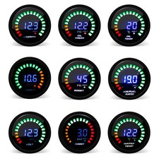 252mm Car Digital Psi Turbo Boostwateroil Temppressuretachometeregt Gauge