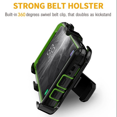 Funda híbrida con clip para cinturón resistente para Samsung Galaxy Note 9/protector de pantalla - Imagen 74 de 97