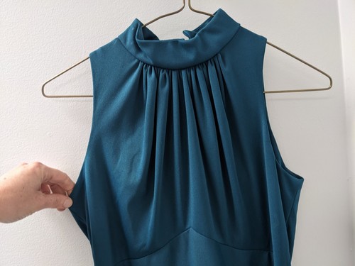 Vintage Women's Bridesmaid Dress With Jacket Size 14 Emerald Green - Picture 12 of 22