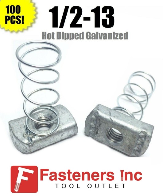 (4124G) P1010 1/213 Hot Dip Galvanized Spring Nuts for Unistrut