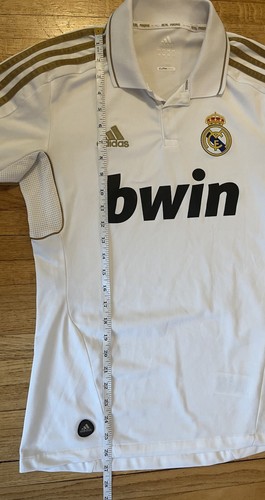 Maglia Real Madrid Adidas Clima Cool Uomo Piccola Bianca Vuota La Liga - Foto 9 di 12