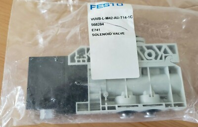 NEW Festo VUVB-L-M42-AD-T14-1C1 Pneumatic Valve 2 pos 4-way 4/2 24VDC 568284