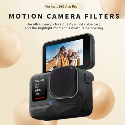 New Lens Filter UV CPL ND8 ND16 ND32 ND64 Star Night For Insta360 Ace Pro Camera - Picture 9 of 29