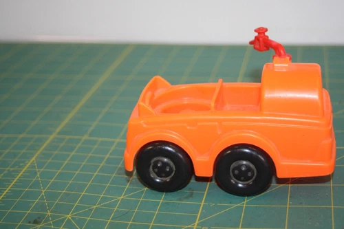 Fisher Price Little People Fuel Truck Tanker Car Vintage