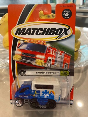 Matchbox Team Tundra Snow Doctor Nr. 6 Ambulance 1:64