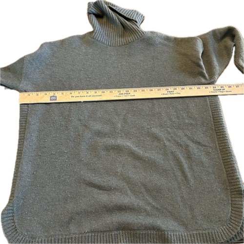 Vineyard Vines Relaxed Fit Cashmere Wool Turtleneck Sweater Green Womens Large - Picture 3 of 5