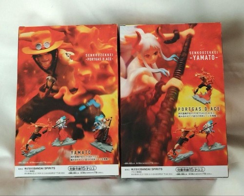 One Piece Portgas.D.Ace & Yamato Figura Set de 2 Senko Zekkei Banpresto Japón - Imagen 2 de 4