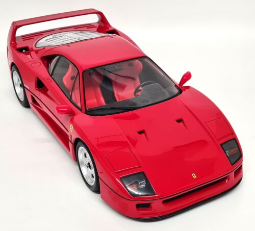 Norev 1/12 - Ferrari F40 Rosso Red 1987 Supercar Large Diecast Model Car - Picture 10 of 11