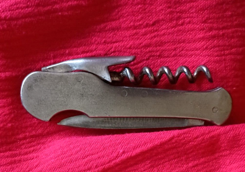 ALFRED ALBIG Plauen I.V. Germany Klapp Wein Korkenzieher Flaschenöffner Messer Vintage - Bild 4 von 12