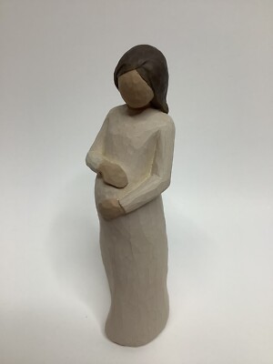 Willow Tree Cherish Pregnant Figurine 2002 By Susan Lordi 8.25'' Tall Demdaco