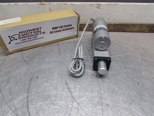 NEW! MIDWEST MOTION MMP LA3-24V-30-A-50-P-IP69K, DC LINEAR ACTUATOR, 24V, 1.97" - Picture 6 of 8