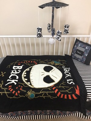 jack skellington crib bedding