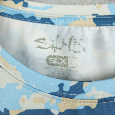 T-shirt Homme Salt Life Camo Bleu – UVapor Taille S (Occasion)