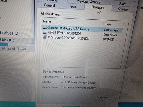 H1684 toshiba laptop Satellite C850 1NU 15.6 1000m 1.80ghz 8gb RAM 120gb Ssd W10 - Picture 7 of 12