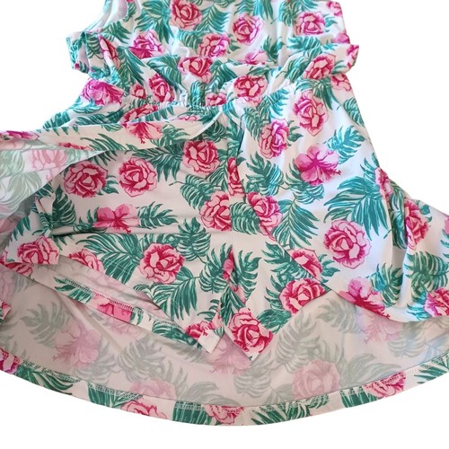 P.S. from Aeropostale Girl's Romper Size 14 Floral Fit & Flare Cold Shoulders - Picture 17 of 20