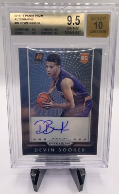 Devin Booker 2015 Prizm Rookie AUTO BGS 9.5 | eBay