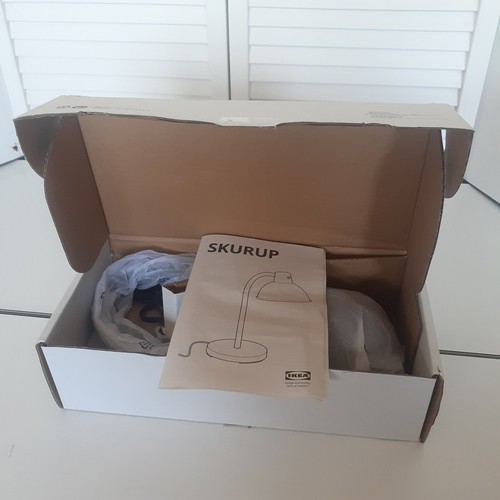 IKEA SKURUP Schreibtischlampe anthrazitbraun Schwanenhals - Bild 13 von 13