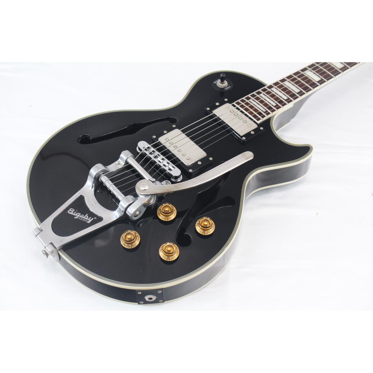 Burny ギター　セミホロウ ？　Bigsby SA超美品】BURNY BLC-90 バーニー セミホロウ Bigsby - メルカリ
