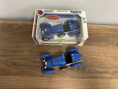 Burago Bugatti Type 59 1934 1/18 Diecast Made In Italy w/ Box - Blue - Picture 8 of 10