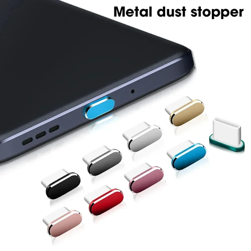 1/5PCS Type C Metal Dust Plug for Samsung Xiaomi Huawei Universal Type-C Chargin - Photo 3 sur 24