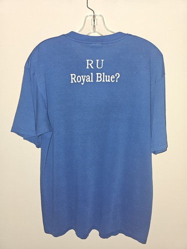 Vintage Duke University Large Mens Blue Double-sided Graphic Logo Tee NCAA - Picture 8 of 12