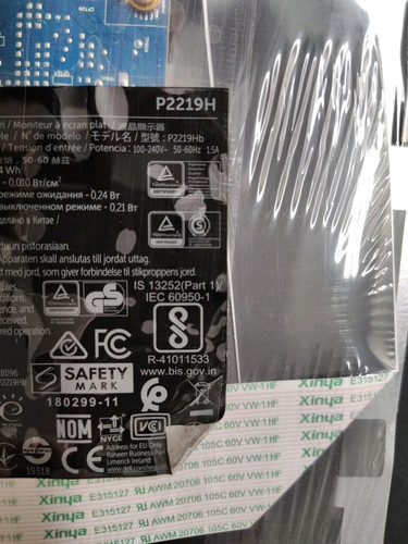 DELL P2219H 21.5" MAIN BOARD / POWER SUPPLY BOARD 4H.42J02.A10 / 4H.42J01.A10 - Picture 9 of 9