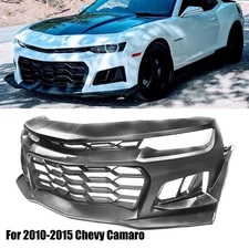 Fits 14-15 Chevy Camaro 5TH to 6th Gen ZL1 Type Front Bumper Conversion Cover PP