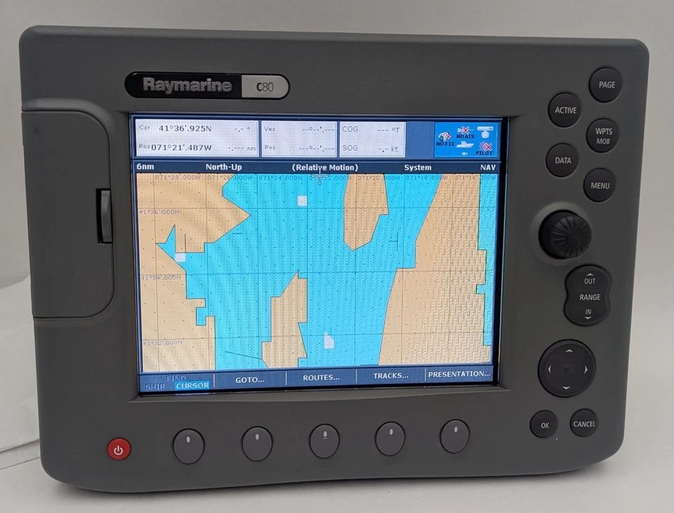 Raymarine C80 Marine Radar GPS Chartplotter 8.4" MFD Display Updated v5.16 - Image 4 of 4