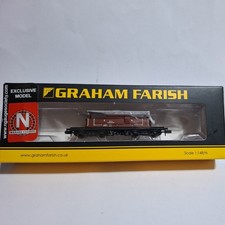 Graham Farish 377-876Z  Queen Mary Brake Van BR Bauxite (Late) N Gauge