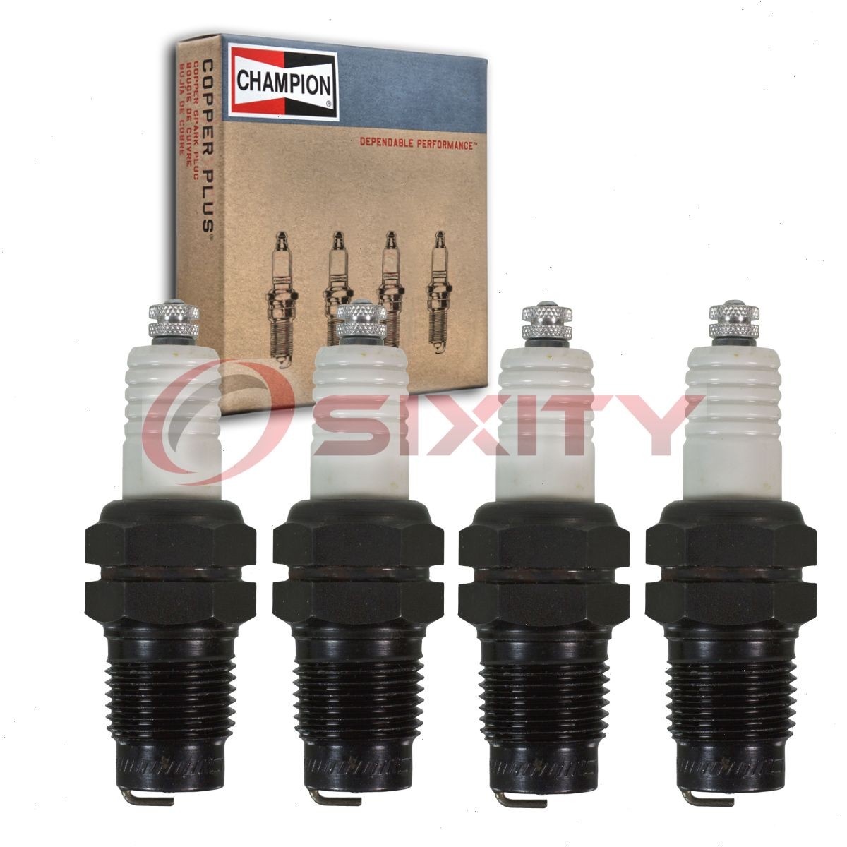 4 pc Champion Industrial 525 Spark Plugs for G59 G56 F11 26 25 15EX 15E ib