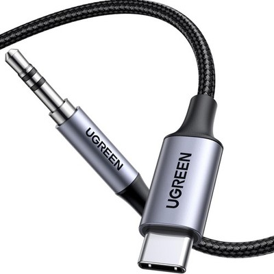 UGREEN USB C zu 3,5mm Klinke Kabel 1m DAC Stereo AUX Audio für Auto Kopfhörer