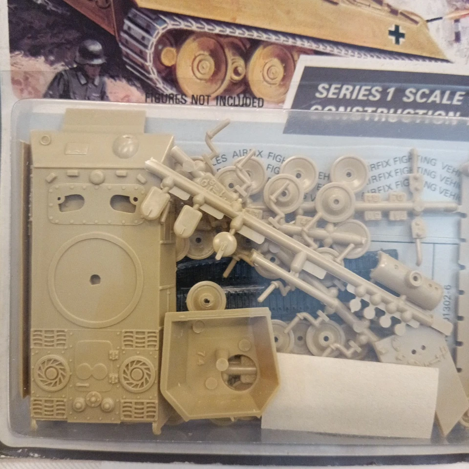 German Panther Tank WWII series 1 ed80 - Scala H0/00 Plastic Model Kit Airfix - Immagine 3 di 4