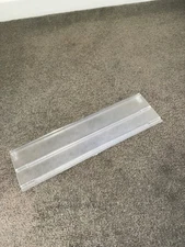 Clear Plastic Medicine Cabinet Replacement Shelf 13"x3.625"