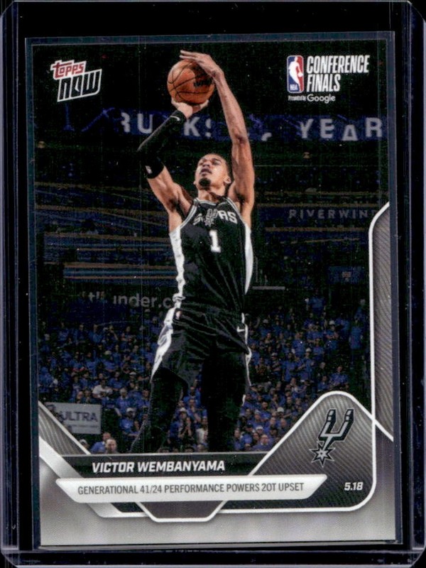 2025-26 Topps Now Victor Wembanyama #315 Spurs