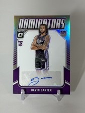 2024-25 Panini Donruss Optic Dominators Auto Devin Carter #RDS-DEV /99 RC