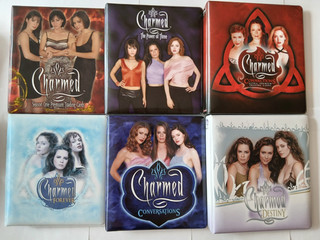 6 Complete Charmed base Sets Collector cards and folders