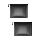 2pcs Fireproof Document Bag Waterproof Document Pouch Fireproof Organizer