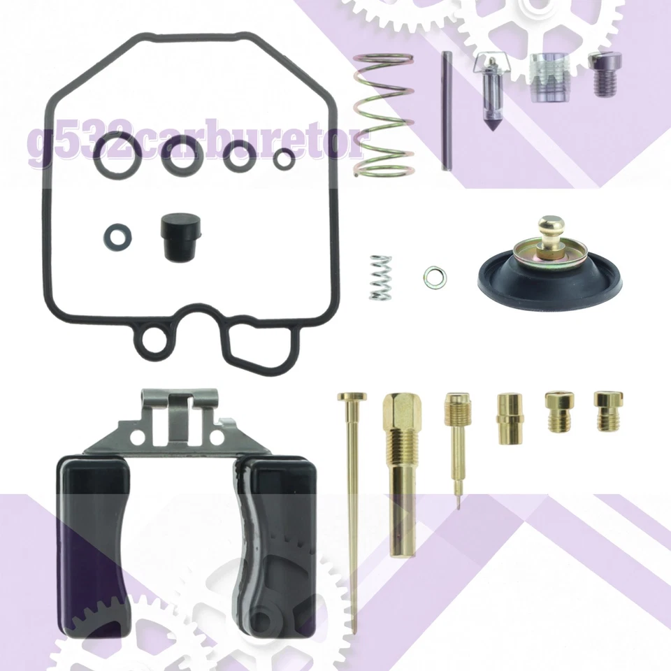 2X FITS HONDA CM400A CM400T 1979-1981 CARBURETOR REPAIR Rebuild KIT &FLOAT-US Foto 2 de 4