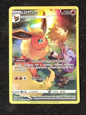 pokemon tcg brilliant stars tg01 tg30 flareon card Flareon - SWSH09: Brilliant Stars Trainer Gallery
