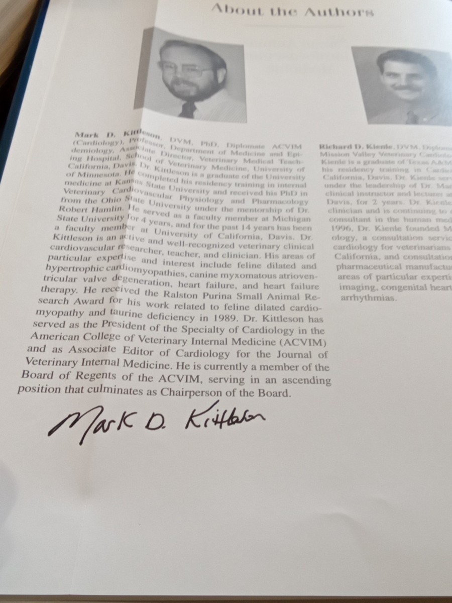 Small Animal Cardiovascular Medicine by Mark D. Kittleson