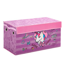 Idea Nuova Jojo Siwa Collapsible Pink Bowlovedance Storage Trunk For Kids