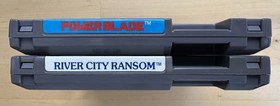 Power Blade & River City Ransom (Carts, Manuals) Authentic Nintendo NES Game Lot