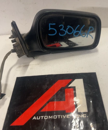 1988 - 1991 HONDA PRELUDE  Right Passenger Side View Mirror Black Power OEM