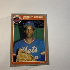 1985 Fleer Dwight Gooden #82 Baseball Rookie RC New York Mets