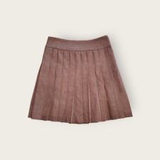 Vintage Y2k early 2000s Forever 21 pink pleated preppy coquette mini skirt