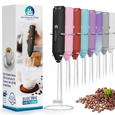 Powerful Milk Frother Handheld Foam Maker, Mini Whisk Drink Mixer for Coffee,...