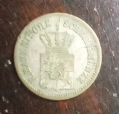 1870 1 Kreuzer German States Bavaria 