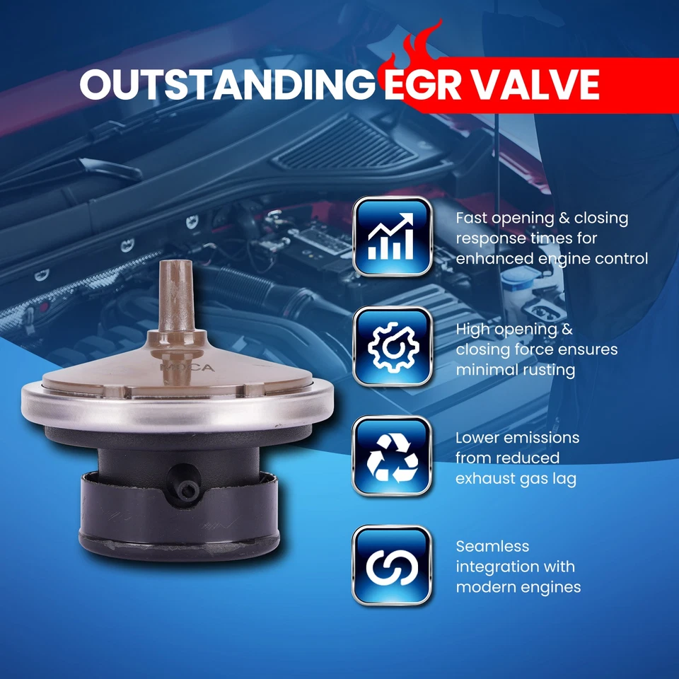 Válvula EGR para 87-01 Toyota Camry Celica Lexus ES300 95-99 Subaru Legacy Impreza Foto 3 de 4